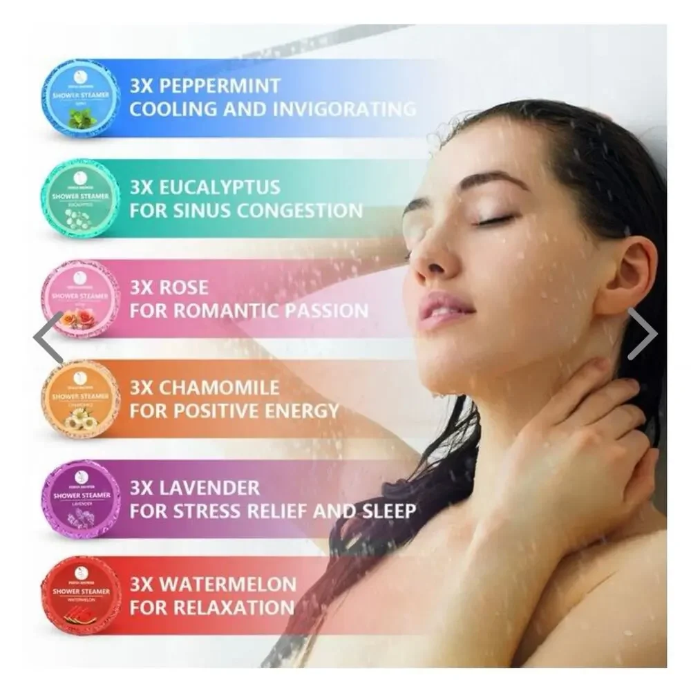 FEIFAN Shower Steamers Aromatherapy 18-Pack Shower‎ Bombs